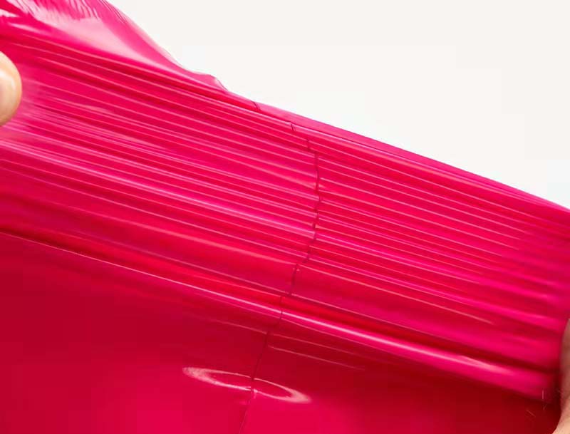 辛集玫红色快递袋-05